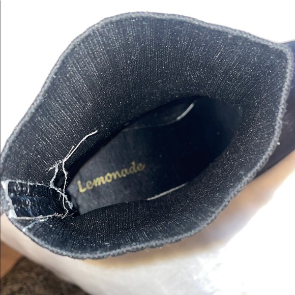 Lemonade | Black Women's Ankle Boots - Picture 2 of 3